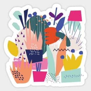 abstract garden Sticker